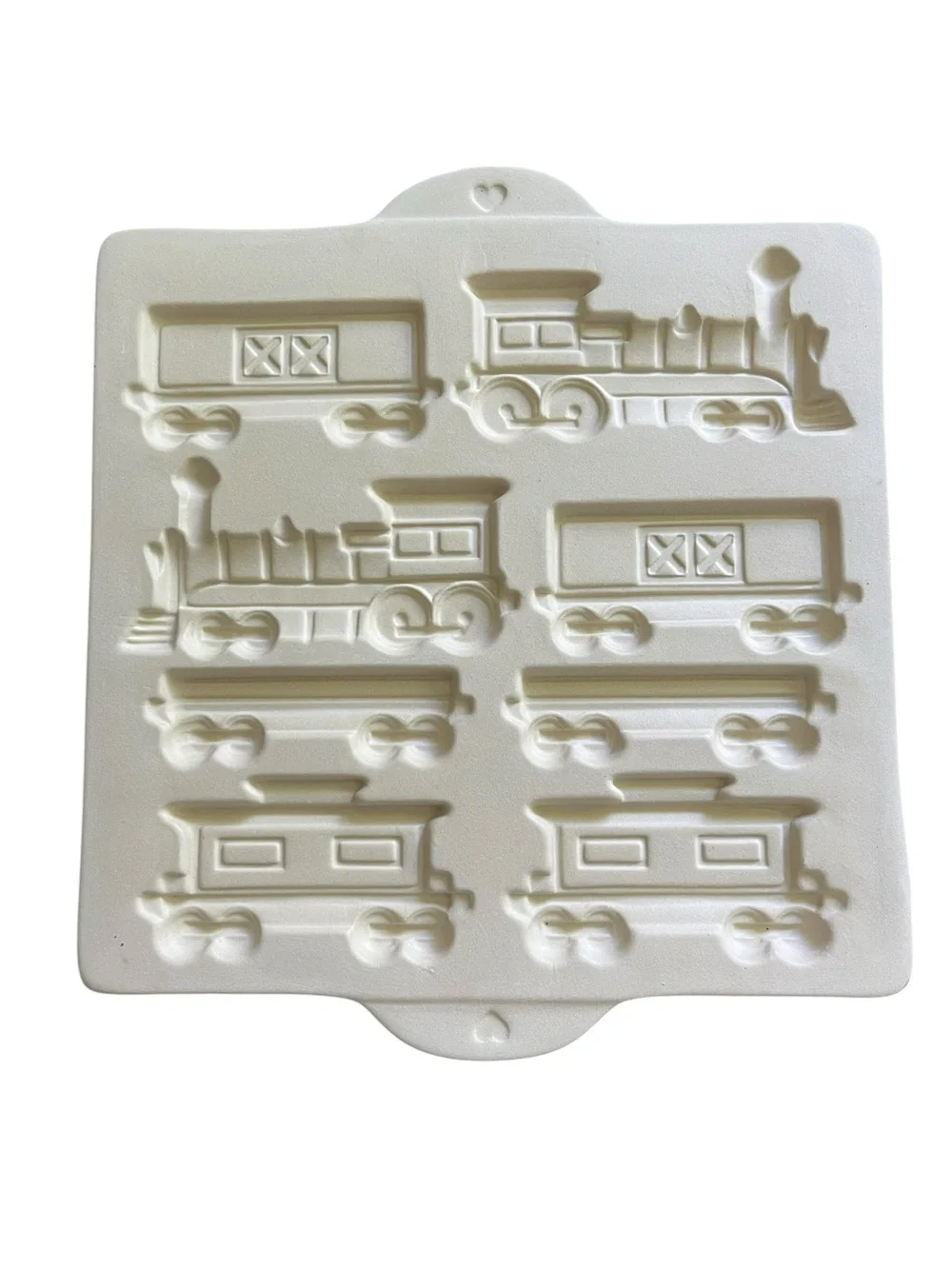 Pampered Chef Vintage Gingerbread Stoneware Cookie Mold Set NWOT Unused